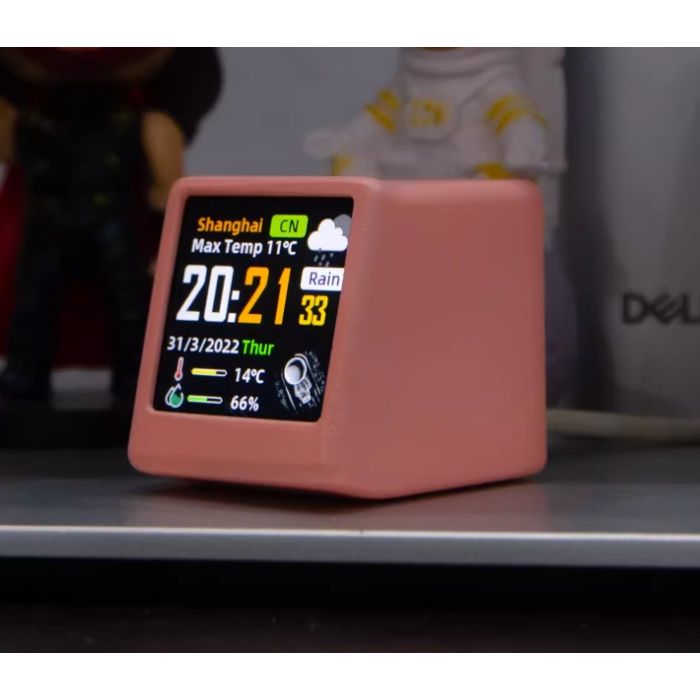 GeekMagic Desktop Small Wi-Fi informative Display, Weather Clock