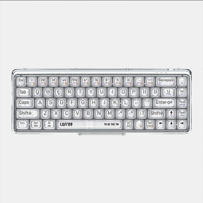 LOFREE 1% Transparent Mechanical Keyboard